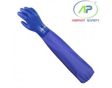 Găng tay chống dầu loại dài TAKUMI PVC 600X size L